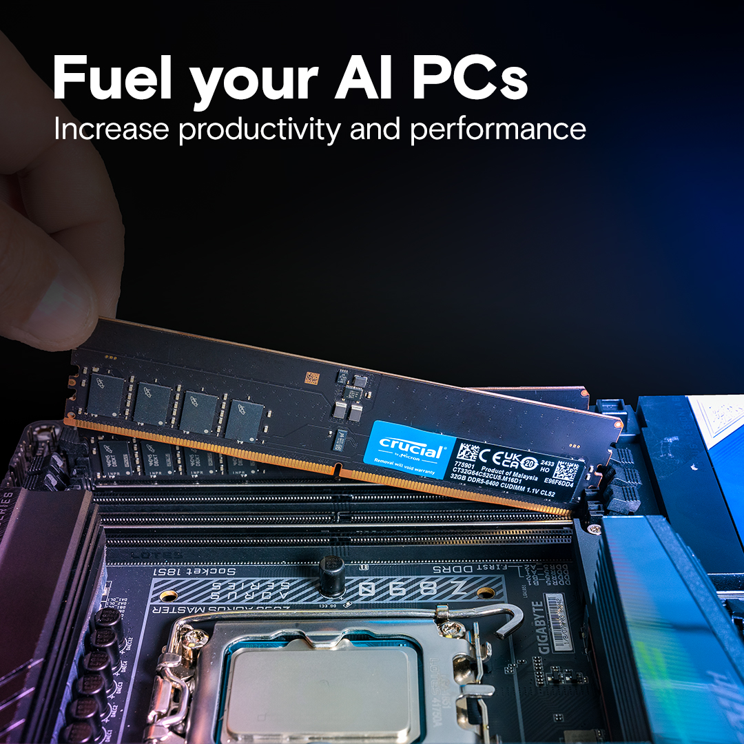 Crucial 32GB DDR5-6400 CUDIMM
